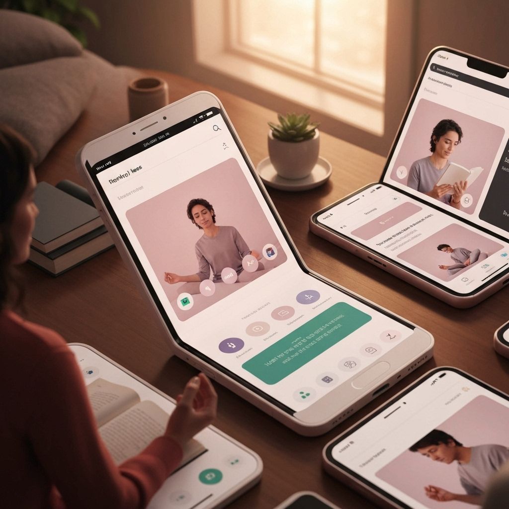 Digital Wellness project showing balanced technology use and well-being