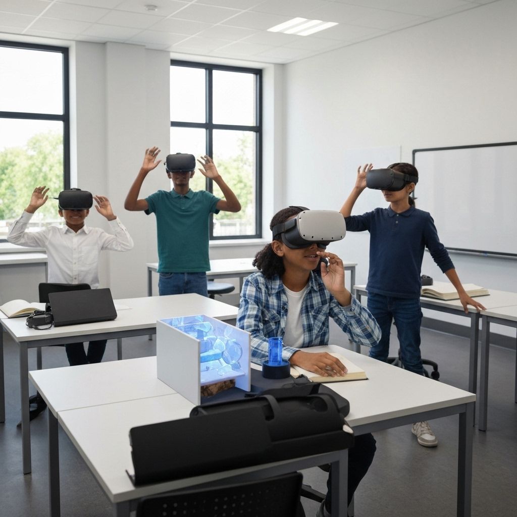 Immersive Learning project showing VR/AR educational technology